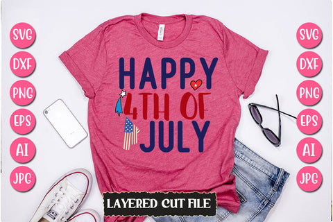 Happy 4th of July SVG Cut File SVG Newmockups 