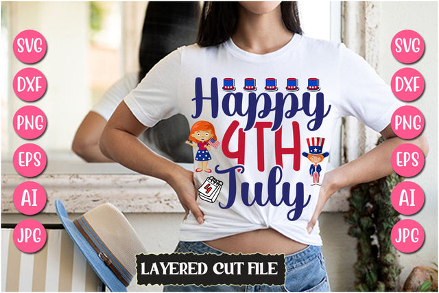 Happy 4th of July SVG Cut File SVG Newmockups 