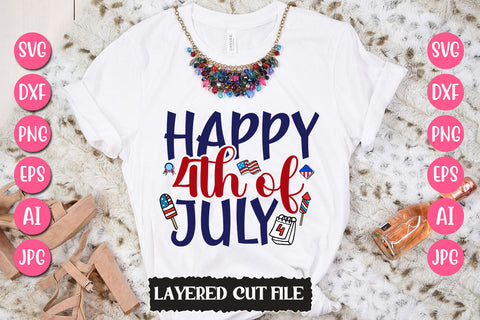 Happy 4th of July SVG Cut File SVG Newmockups 