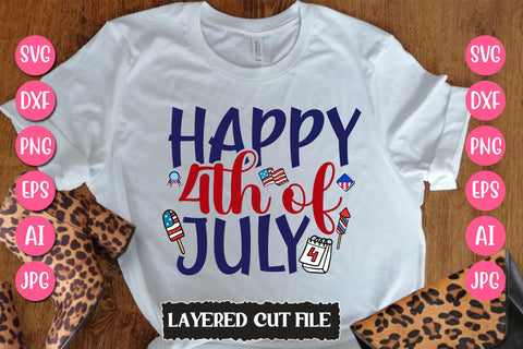 Happy 4th of July SVG Cut File SVG Newmockups 