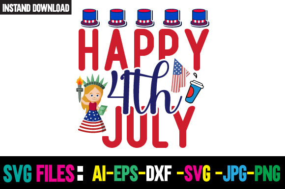Happy 4th of July SVG Cut File SVG Newmockups 