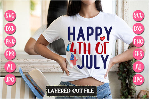 Happy 4th of July SVG Cut File SVG Newmockups 