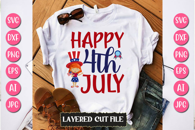 Happy 4th of July SVG Cut File SVG Newmockups 
