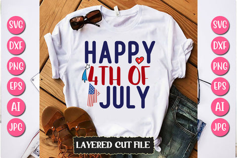 Happy 4th of July SVG Cut File SVG Newmockups 