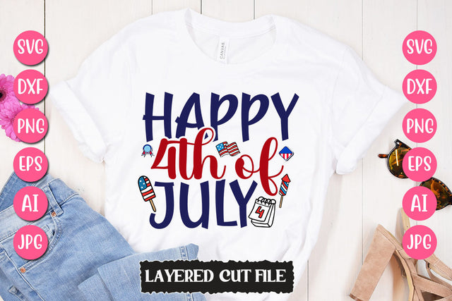 Happy 4th of July SVG Cut File SVG Newmockups 