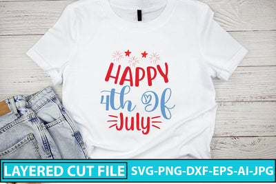 Happy 4th Of July SVG Cut File SVG Syaman 