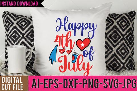 Happy 4th of july SVG Cut Files SVG BlackCatsMedia 