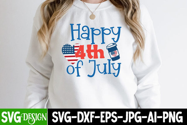 Happy 4th of July SVG Design, Happy 4th of July SUblimation Design, 4th of July Cutie SUblimation Design, Happy 4th of July SVG Design, Merica' , 4th of July SVG Bundle, 4th of July Sublimation Design,Patriot SVG Design SVG BlackCatsMedia 