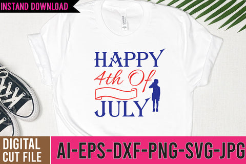 Happy 4th of July SVG Design SVG BlackCatsMedia 
