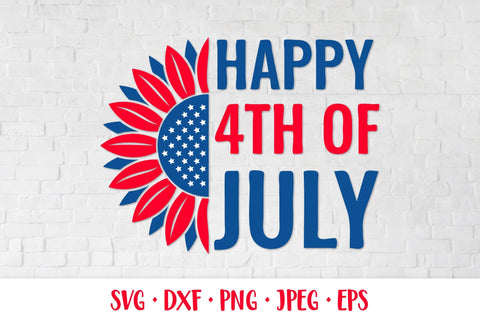 Happy 4th of July SVG. Fourth of July quote. Patriotic design SVG LaBelezoka 