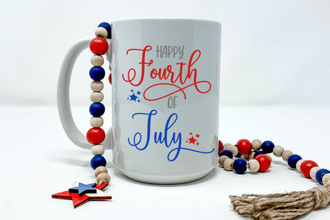 Happy 4th of July SVG I 4th of July SVG I Patriotic SVG PNG SVG Happy Printables Club 