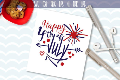 Happy 4th of July Svg, Independence Day Cut File SVG VectorSVGdesign 