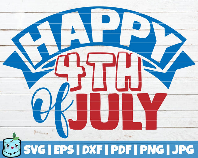 Happy 4th Of July SVG MintyMarshmallows 