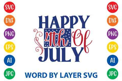 Happy 4th Of July SVG Rafiqul20606 
