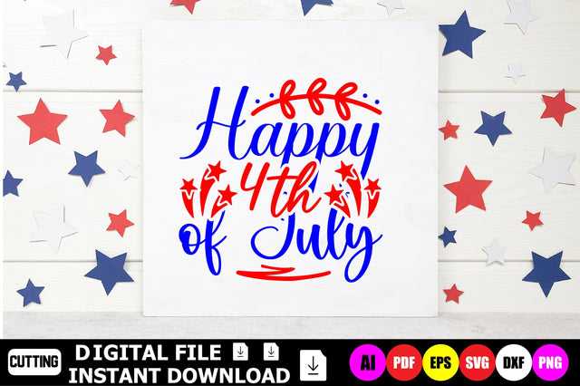 Happy 4th Of July SVG Shahin alam 