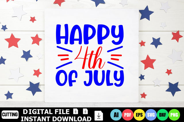 Happy 4th Of July SVG Shahin alam 
