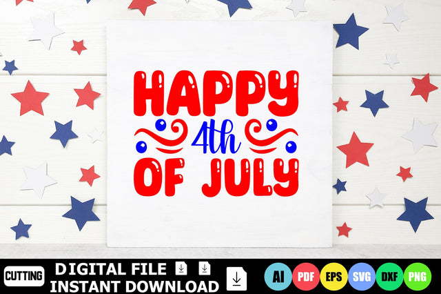 Happy 4th Of July SVG Shahin alam 