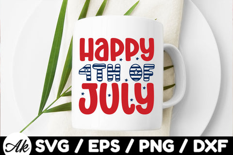 happy 4th of July svg SVG akazaddesign 