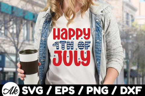 happy 4th of July svg SVG akazaddesign 