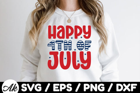 happy 4th of July svg SVG akazaddesign 