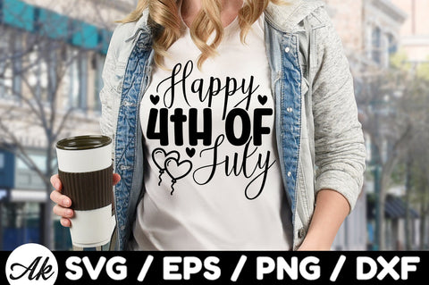 Happy 4th of July svg SVG akazaddesign 