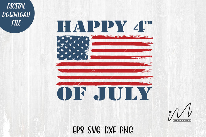 Happy 4th of July svg SVG Isabella Machell 