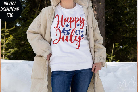 Happy 4th of July svg, USA Independence day svg SVG Isabella Machell 