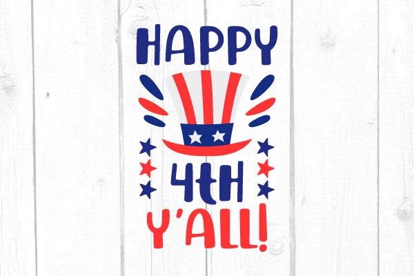Happy 4Th Y’all Svg SVG cricutfilesmg 