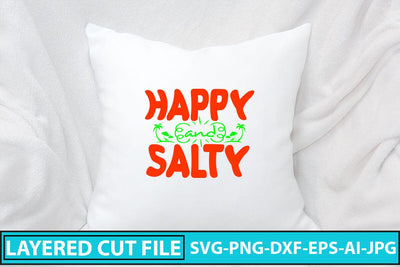 Happy And Salty SVG Cut File SVG Syaman 