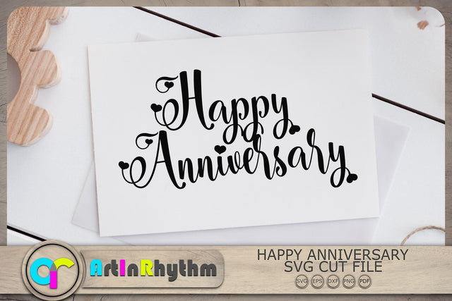 Happy Anniversary Svg, Anniversary Svg, Anniversary Cut File SVG Artinrhythm shop 