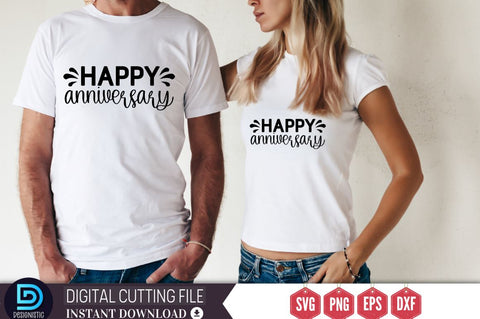 Happy anniversary SVG SVG DESIGNISTIC 