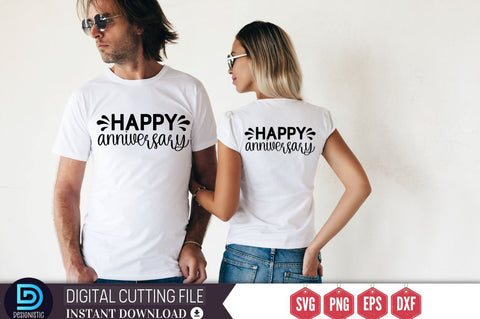 Happy anniversary SVG SVG DESIGNISTIC 