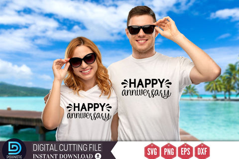 Happy anniversary SVG SVG DESIGNISTIC 