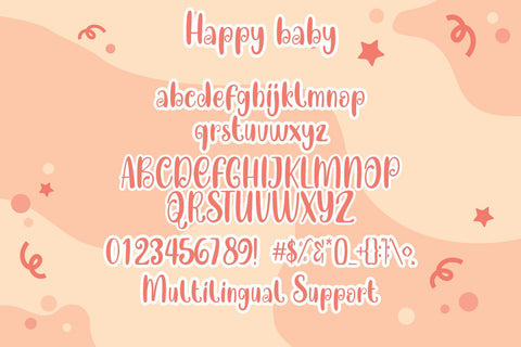 Happy Baby Cute Font - So Fontsy