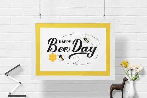 Happy Bee Day SVG LaBelezoka 