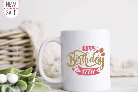 Happy Birthday 17 SVG Creativeart88 