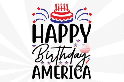 Happy Birthday America SVG Craftlabsvg24 