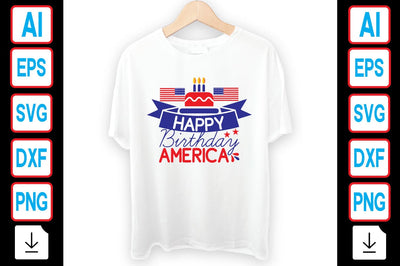 Happy Birthday America SVG Craftlabsvg24 