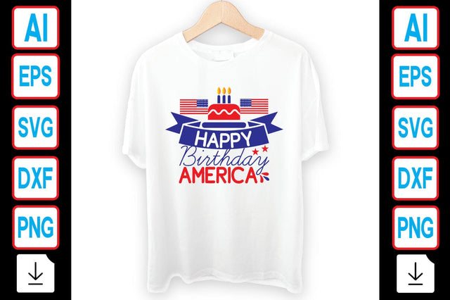 Happy Birthday America SVG Craftlabsvg24 