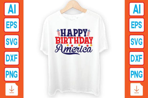 Happy Birthday America SVG Craftlabsvg24 
