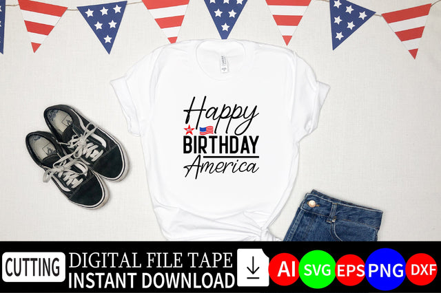Happy Birthday America SVG CraftlabSvg29 