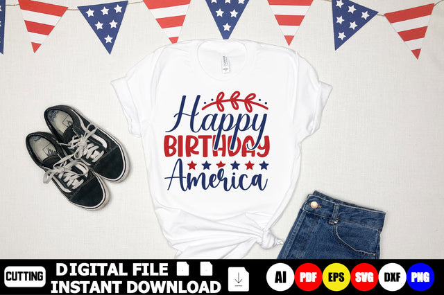 Happy Birthday America SVG Shahin alam 