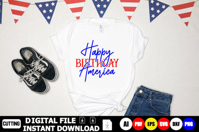 Happy Birthday America SVG Shahin alam 