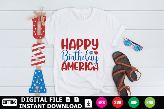Happy Birthday America SVG Shahin alam 