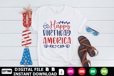 Happy Birthday America SVG Shahin alam 