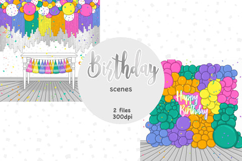 Happy Birthday Clipart PNG | Birthday Images PNG SVG GlamArtZhanna 