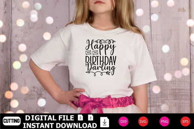 Happy Birthday Darling SVG Shahin alam 