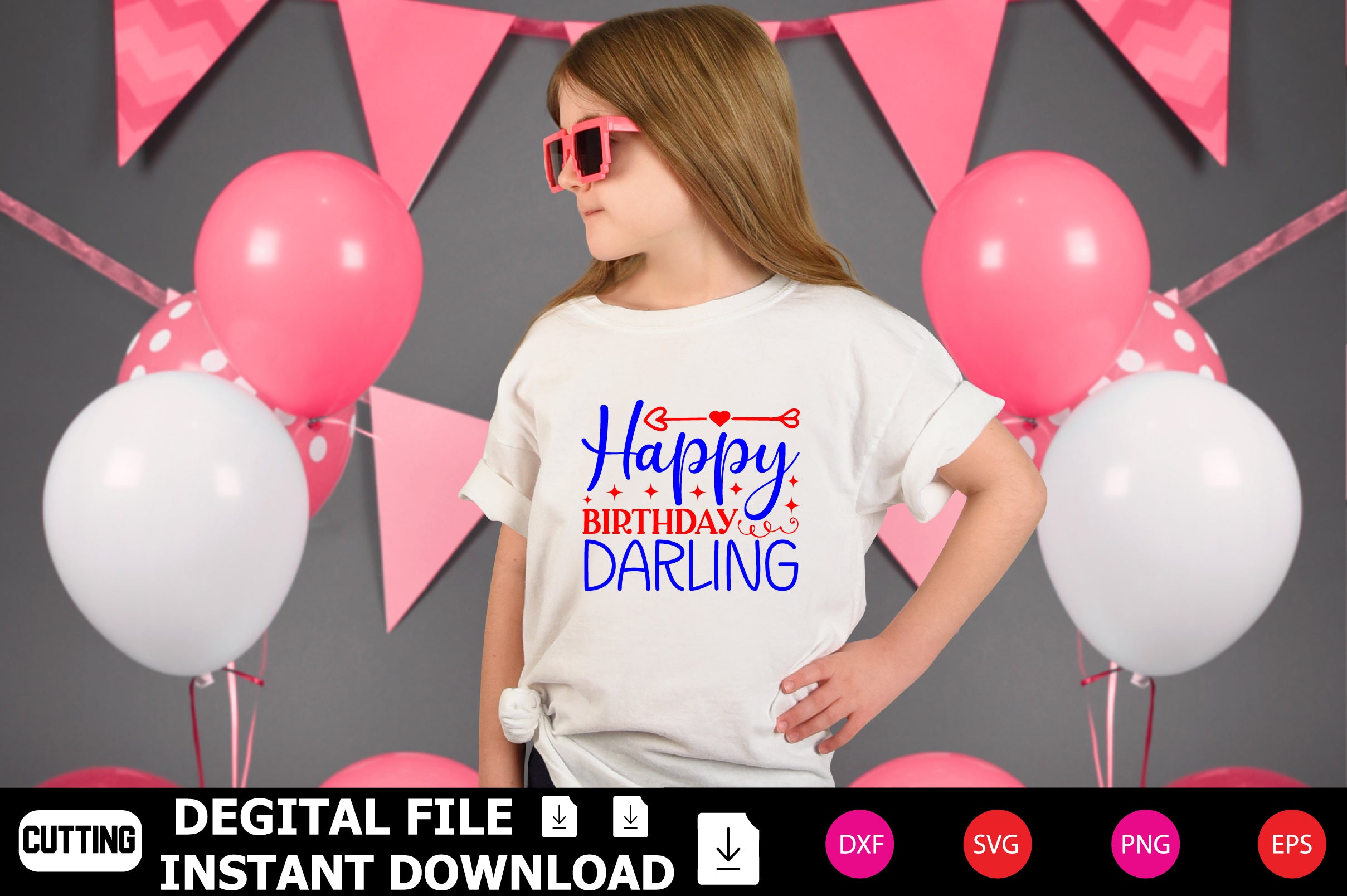 Happy Birthday Darling - So Fontsy