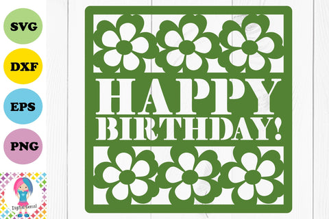 Happy birthday design SVG Digital Gems 