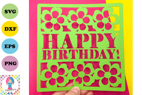 Happy birthday design SVG Digital Gems 